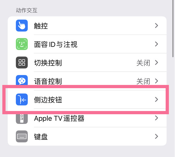 涧西苹果14维修店分享iPhone14 Plus侧键双击下载功能关闭方法 