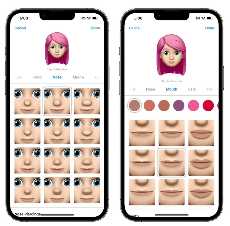 涧西苹果手机维修分享​iOS 16中的拟我表情有了哪些变化和升级 